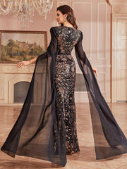 Luxury Tribal Sequin Mermaid Evening Dress GM010151