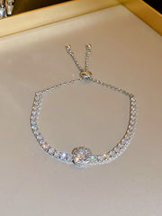 Geometric Square Crystal Bracelet MBS0136