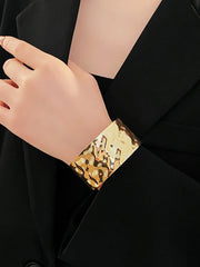 Marble Pattern Open Cuff Bangle MBS0138
