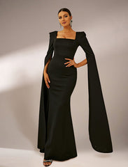 Formal Square Neck Mermaid Dress XJ878