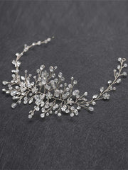 Crystal Flower Bridal Hair Vine Headpieces MTS0009