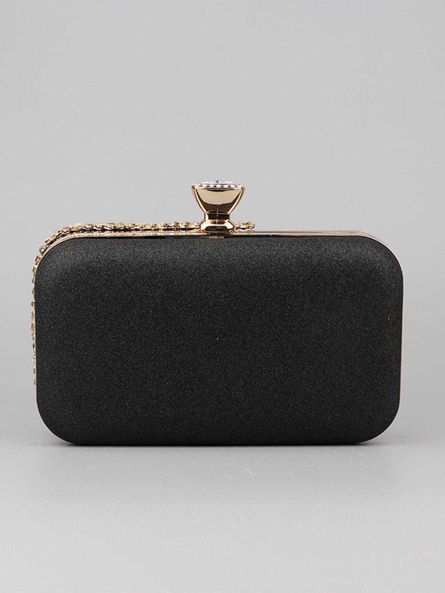Inlay Rhinestone Evening Box Clutch Bags MNBF025