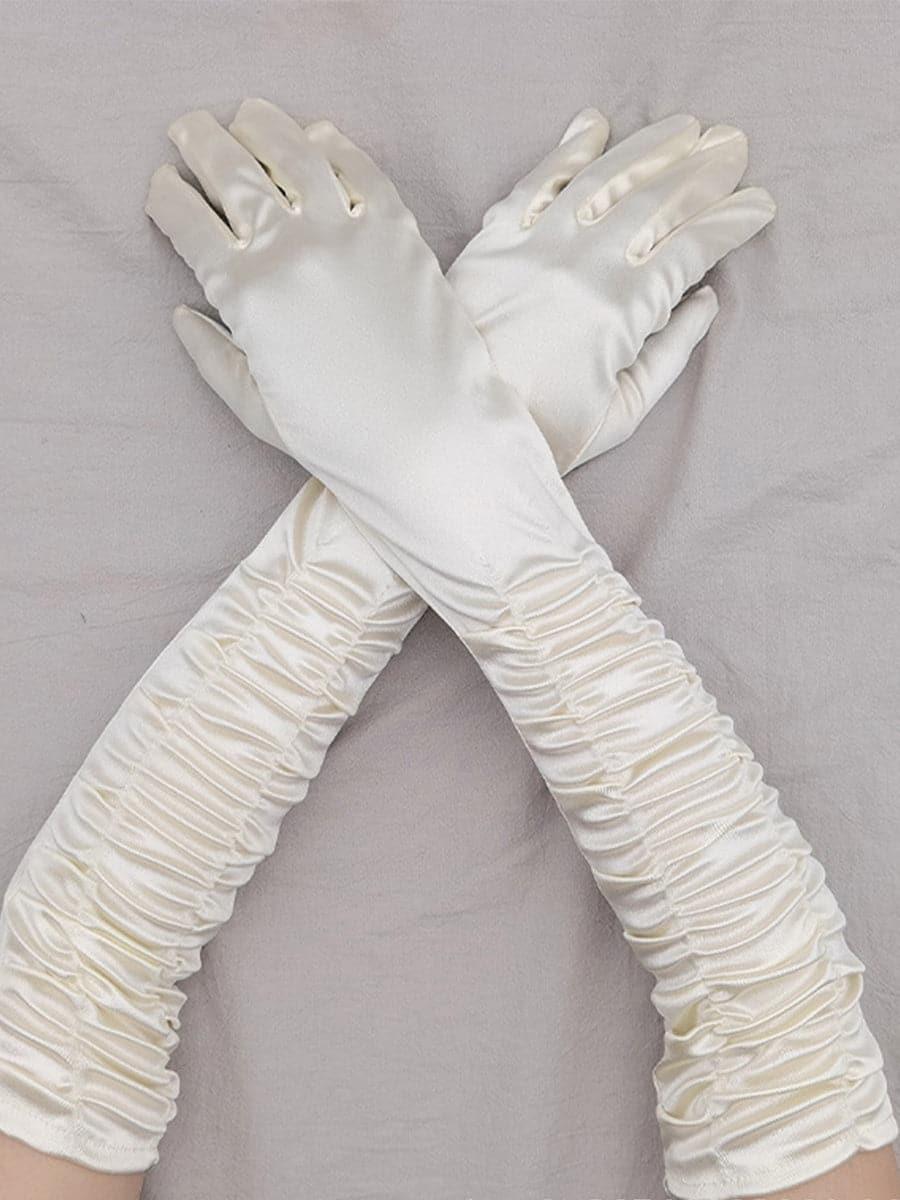 Satin Long Wedding Party Gloves MST0101