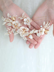 Inlay Stone Wedding Headband Flower Headpieces MTS0004