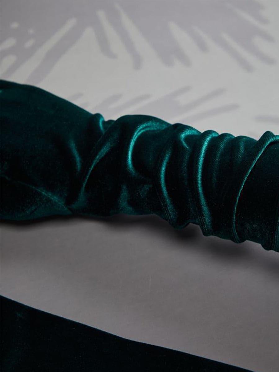 52CM Velvet Banquet Long Split Finger Gloves MST0103