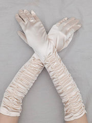 Satin Long Wedding Party Gloves MST0101