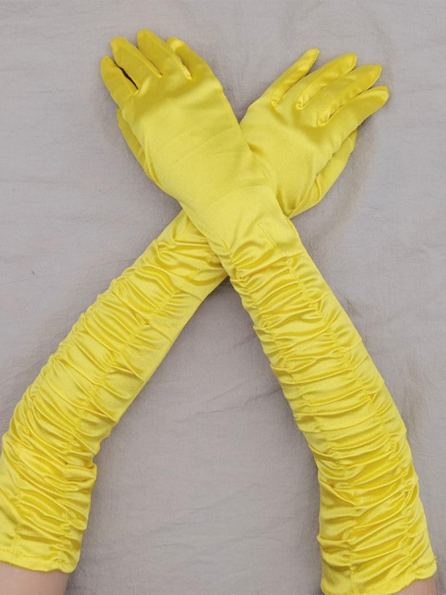 Satin Long Wedding Party Gloves MST0101