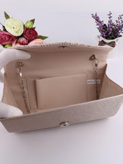 Ruched Inlay Rhinestone Clutch Bags MNBF052