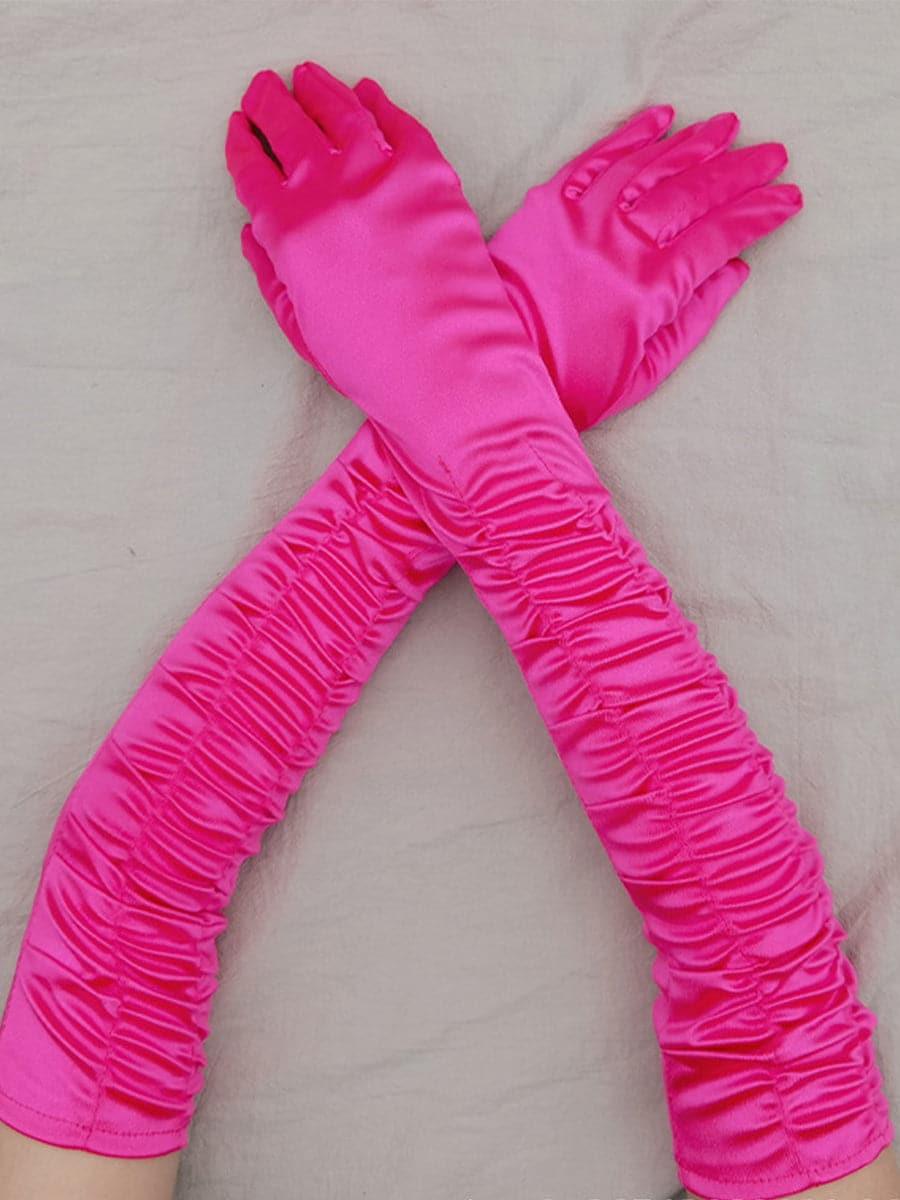 Satin Long Wedding Party Gloves MST0101
