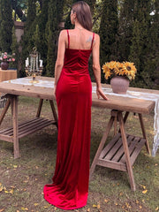 Velvet Cami Cocktail Dress M0698