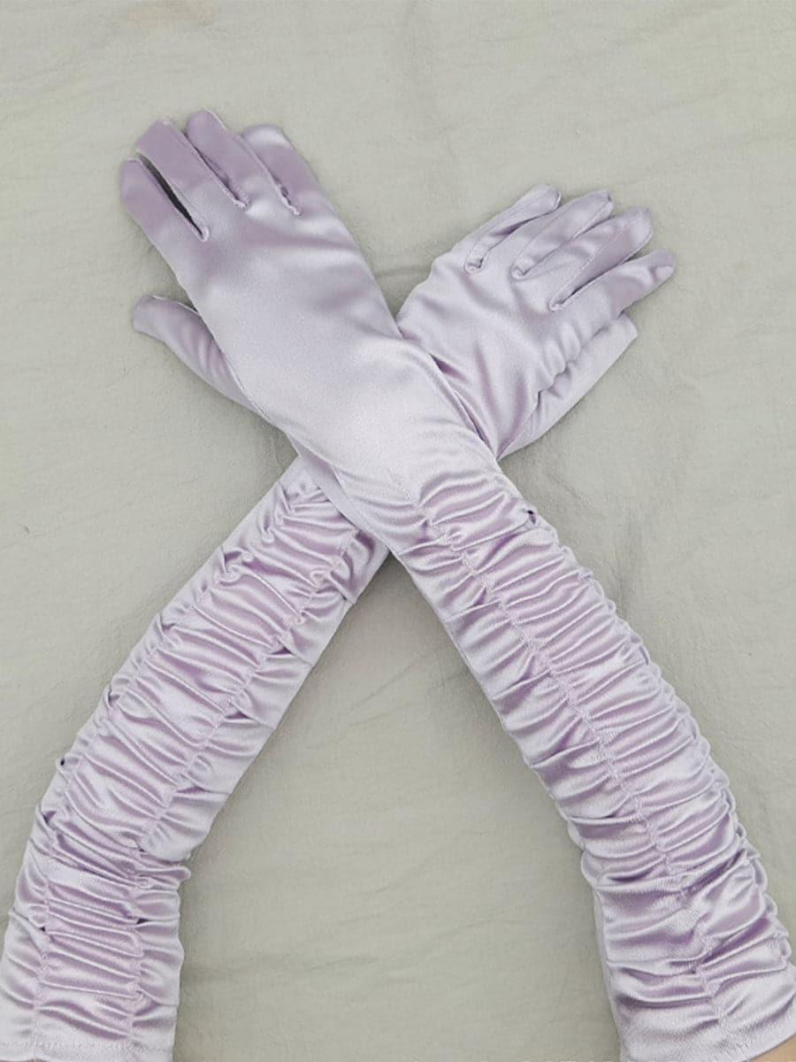 Satin Long Wedding Party Gloves MST0101