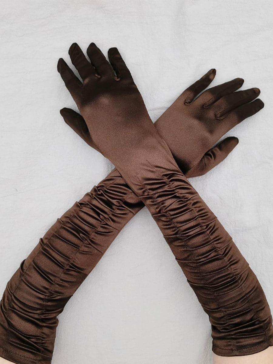 Satin Long Wedding Party Gloves MST0101