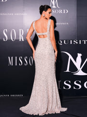 Elegant Sleeveless High Split Prom Dress GM00068