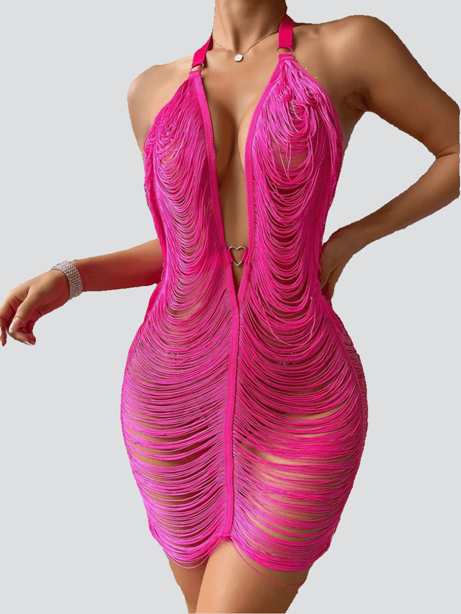Neckless Backless Sexy Hottie Wear MSL051