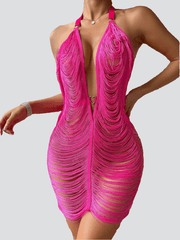 Neckless Backless Sexy Hottie Wear MSL051