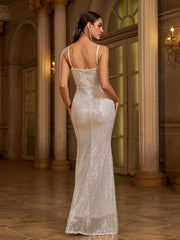 Spaghetti Sequin Cami Dress M01224
