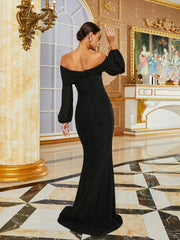 Strapless Mermaid Off Shoulder Maxi Dress RH30667