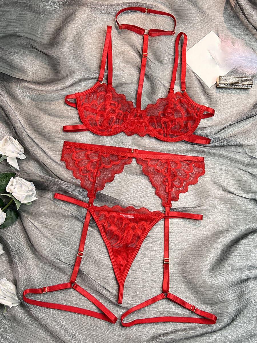 Halter Butterfly Lingerie Set MSL008