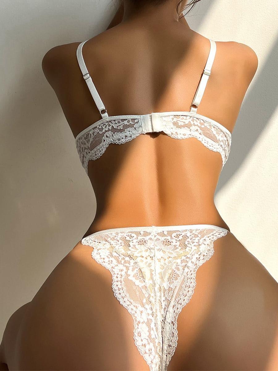 Lace See Through Lingerie Set MSL047