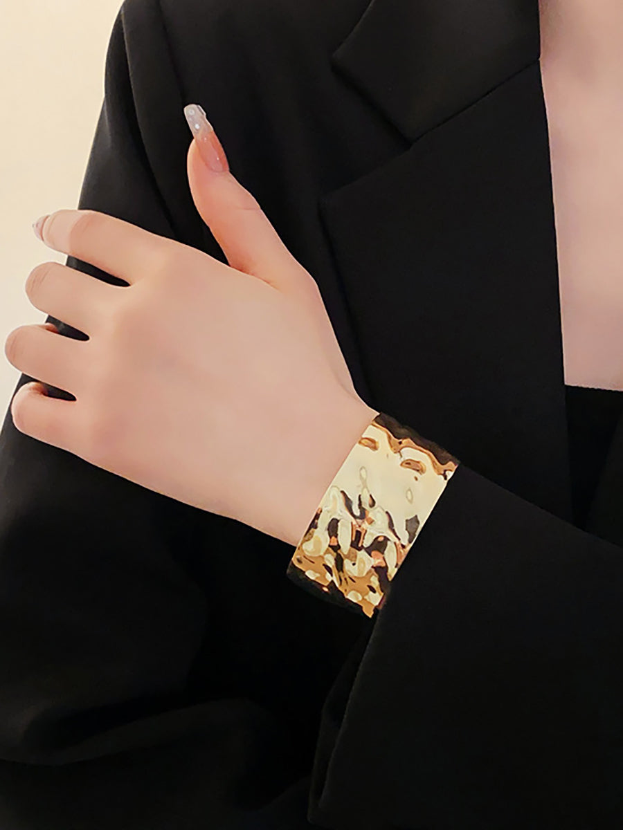 Marble Pattern Open Cuff Bangle MBS0138