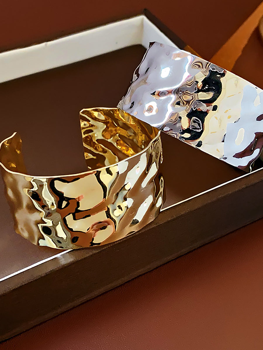 Marble Pattern Open Cuff Bangle MBS0138