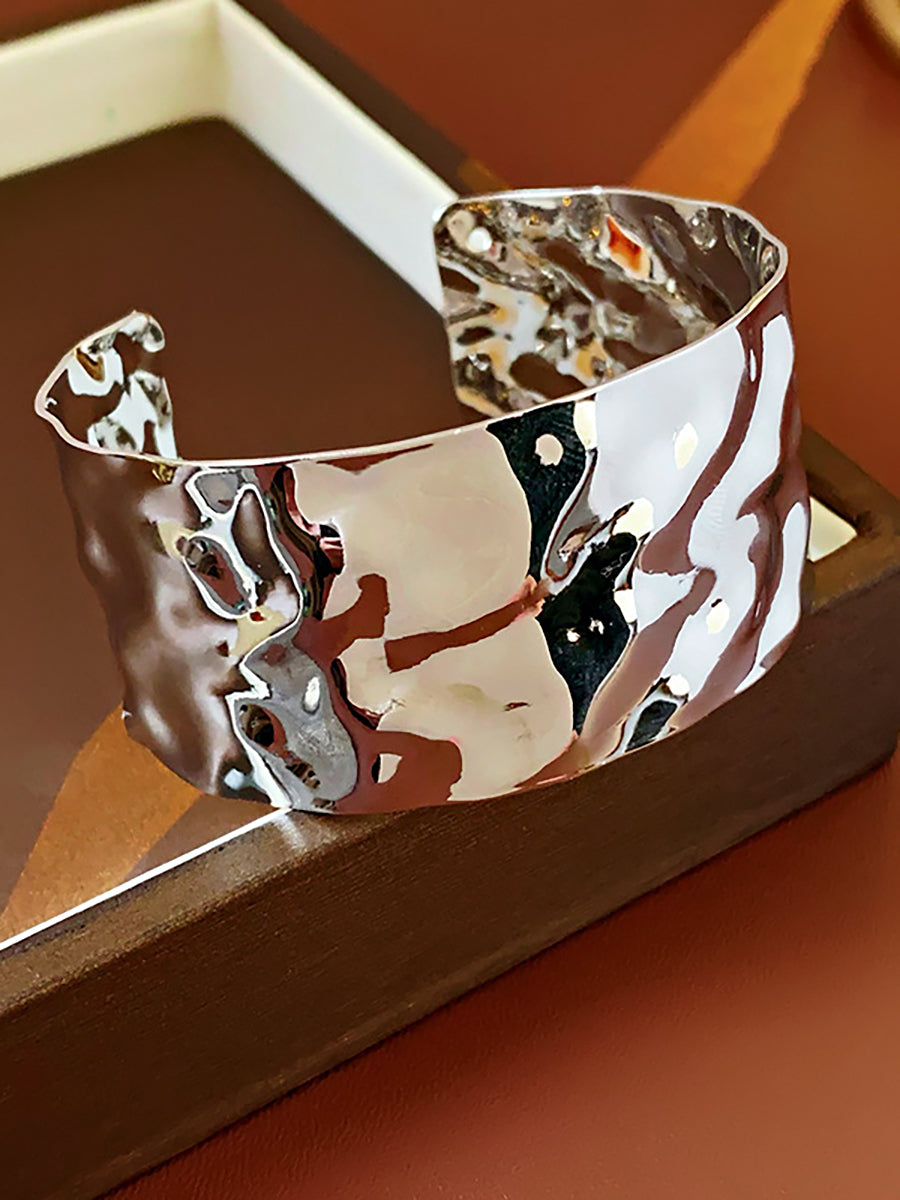 Marble Pattern Open Cuff Bangle MBS0138