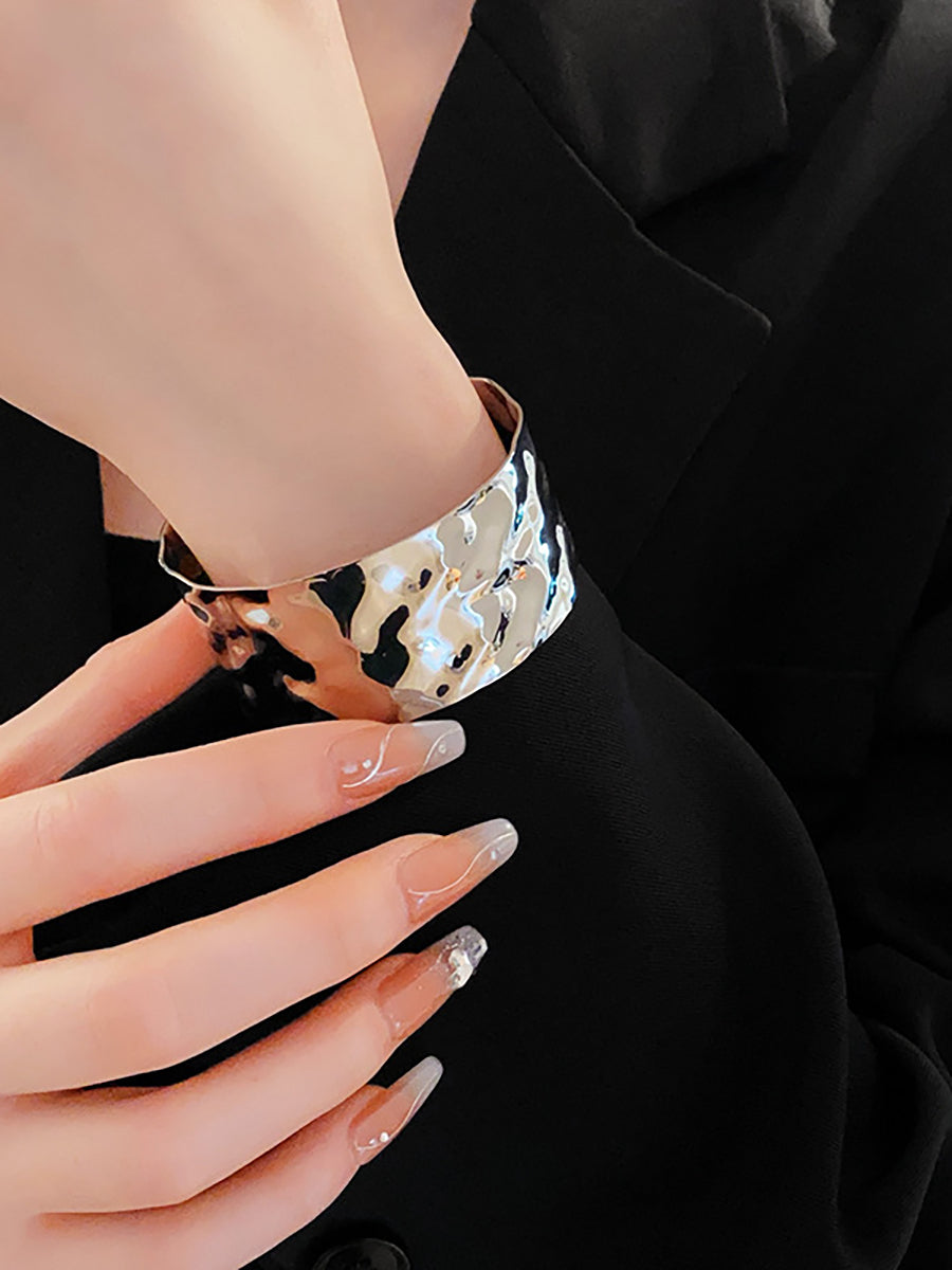Marble Pattern Open Cuff Bangle MBS0138