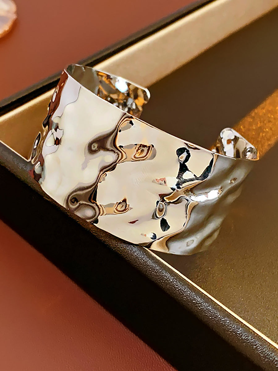 Marble Pattern Open Cuff Bangle MBS0138