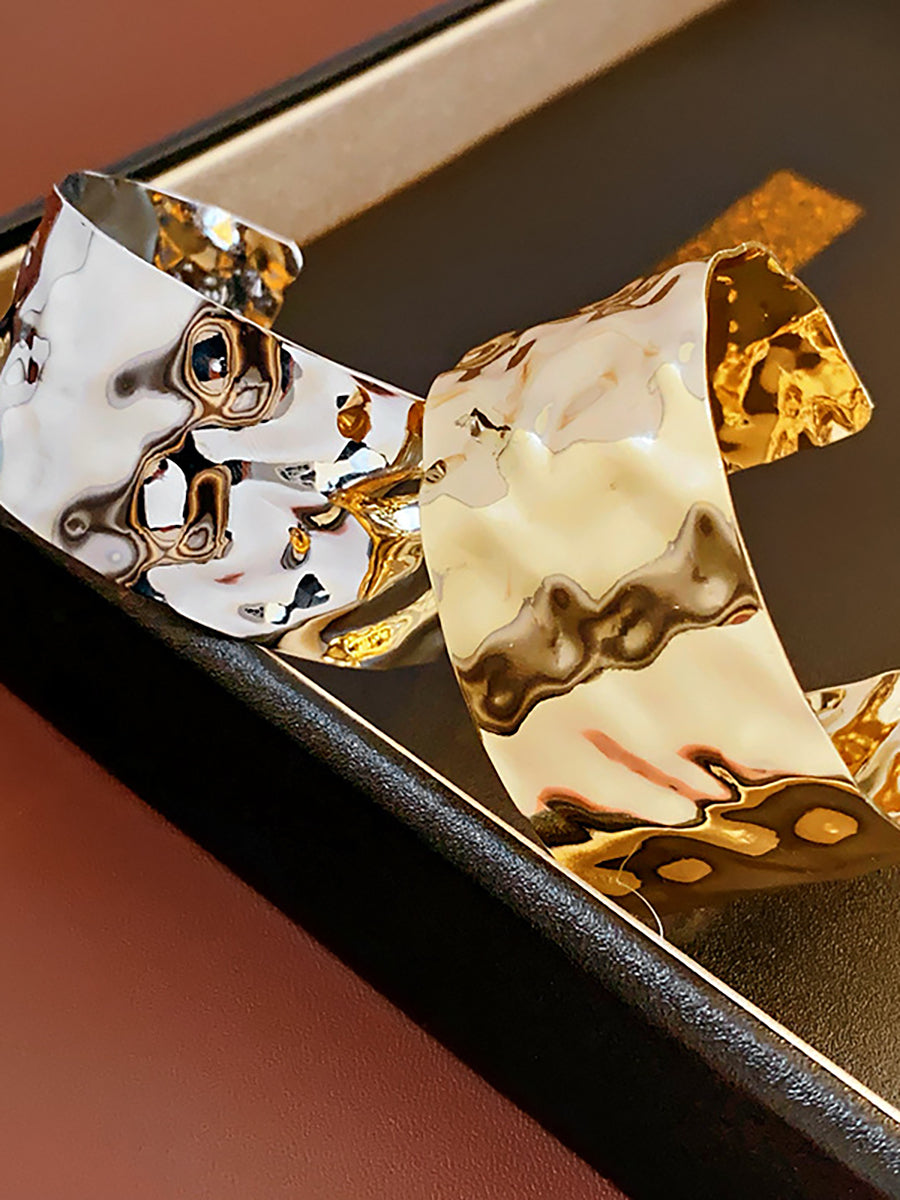 Marble Pattern Open Cuff Bangle MBS0138