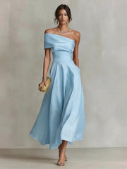 One Shoulder A-line Prom Dress XF251336