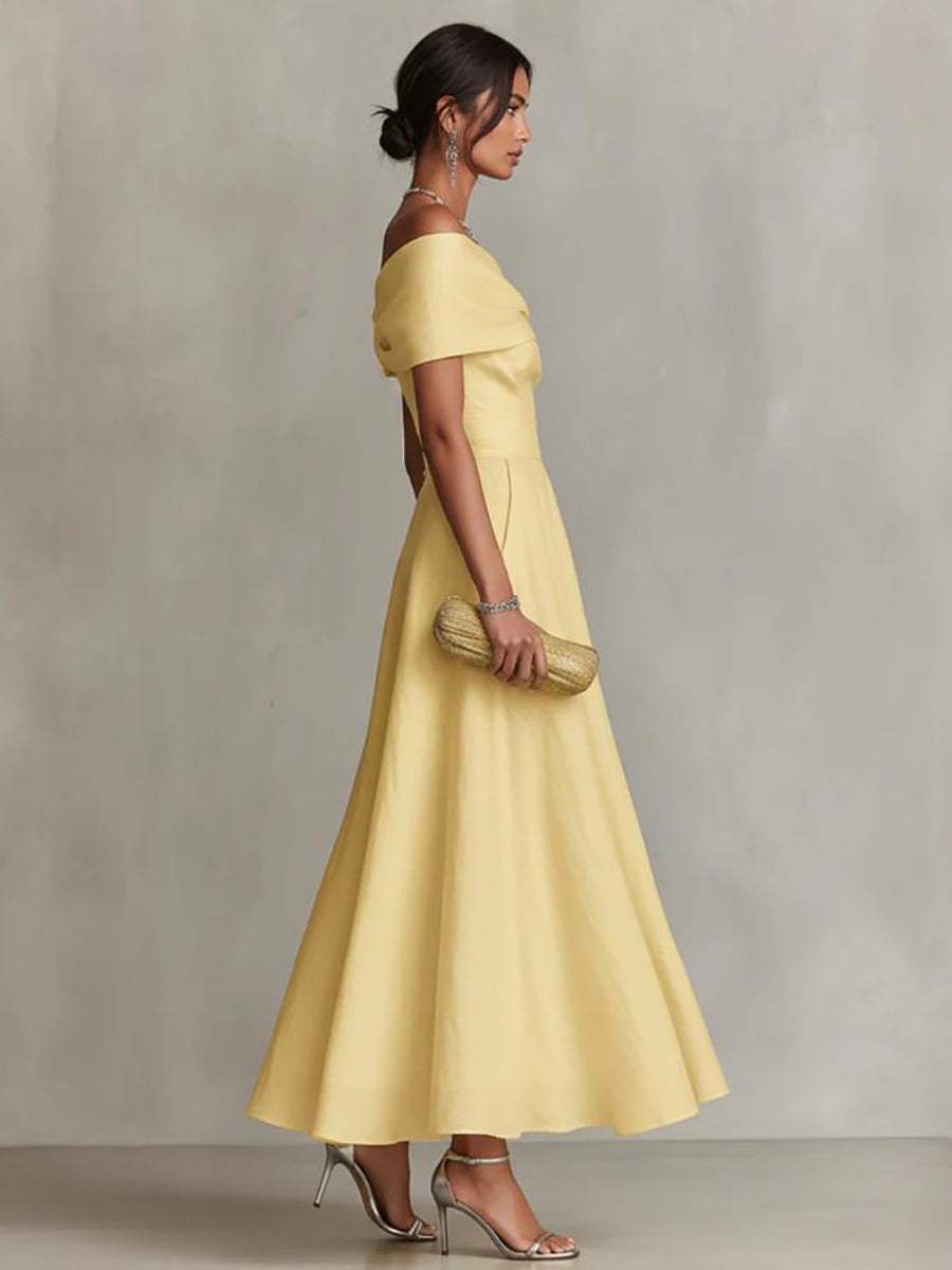 One Shoulder A-line Prom Dress XF251336