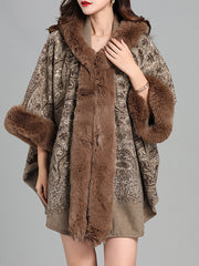 Paisley Elegant Winter Poncho Wrap MSF036