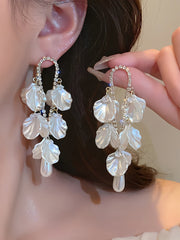 Tassel Long Retro Petal Earrings MSE20031
