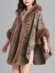 Paisley Elegant Winter Poncho Wrap MSF036