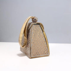 Rhombus Inlay Rhinestones Evening Clutch Bag MNBF021