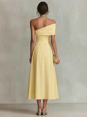 One Shoulder A-line Prom Dress XF251336