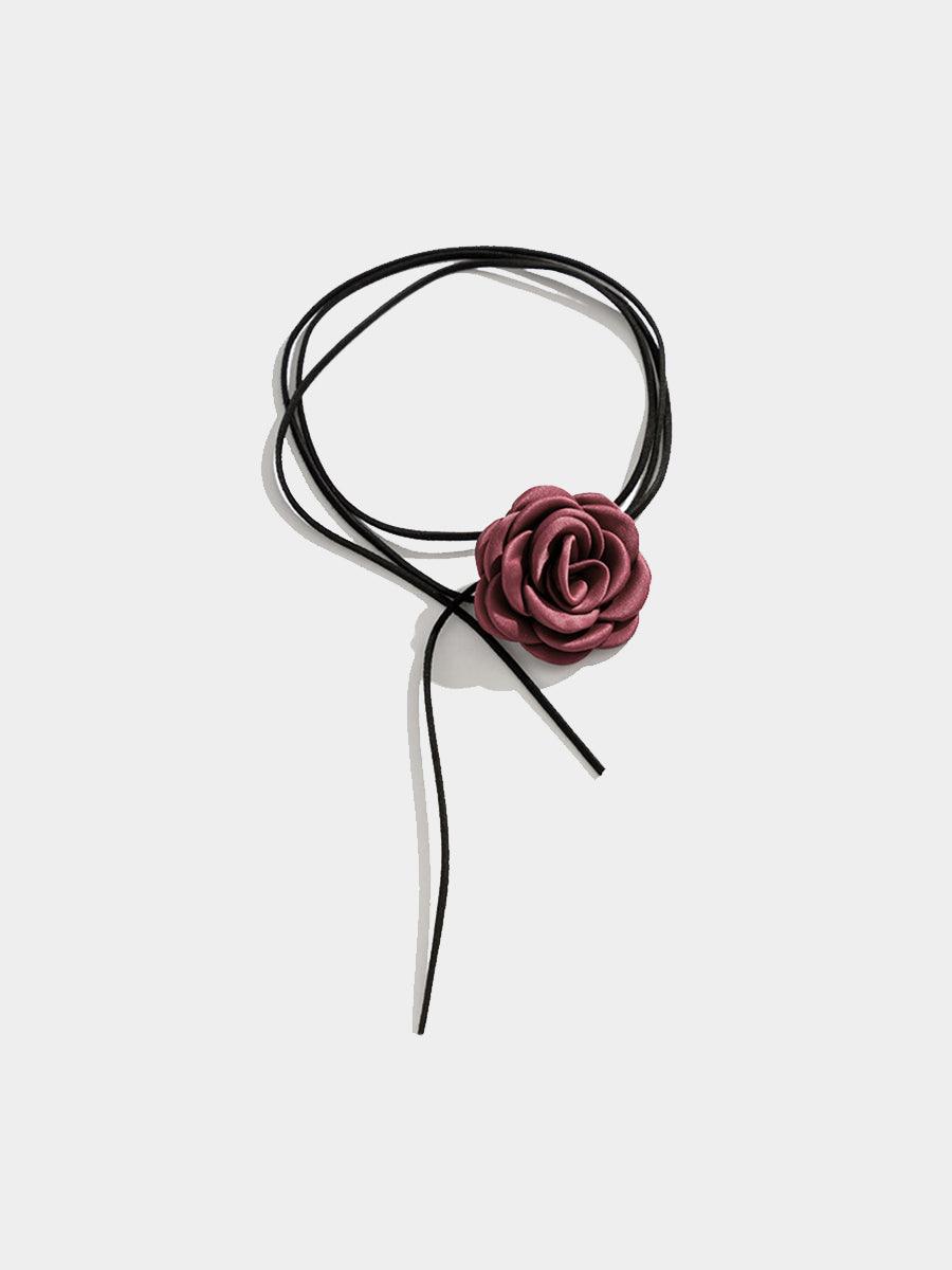 Sweet Free Knotted Camellia Necklace MSN20002