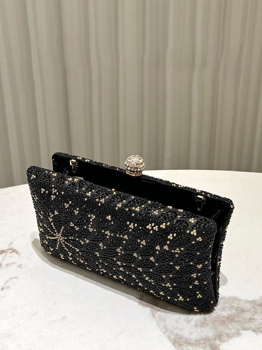 Red Star Beaded Evening Clutch Bag MNBF119