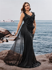 Juliana Plus One-Shoulder Prom Dress