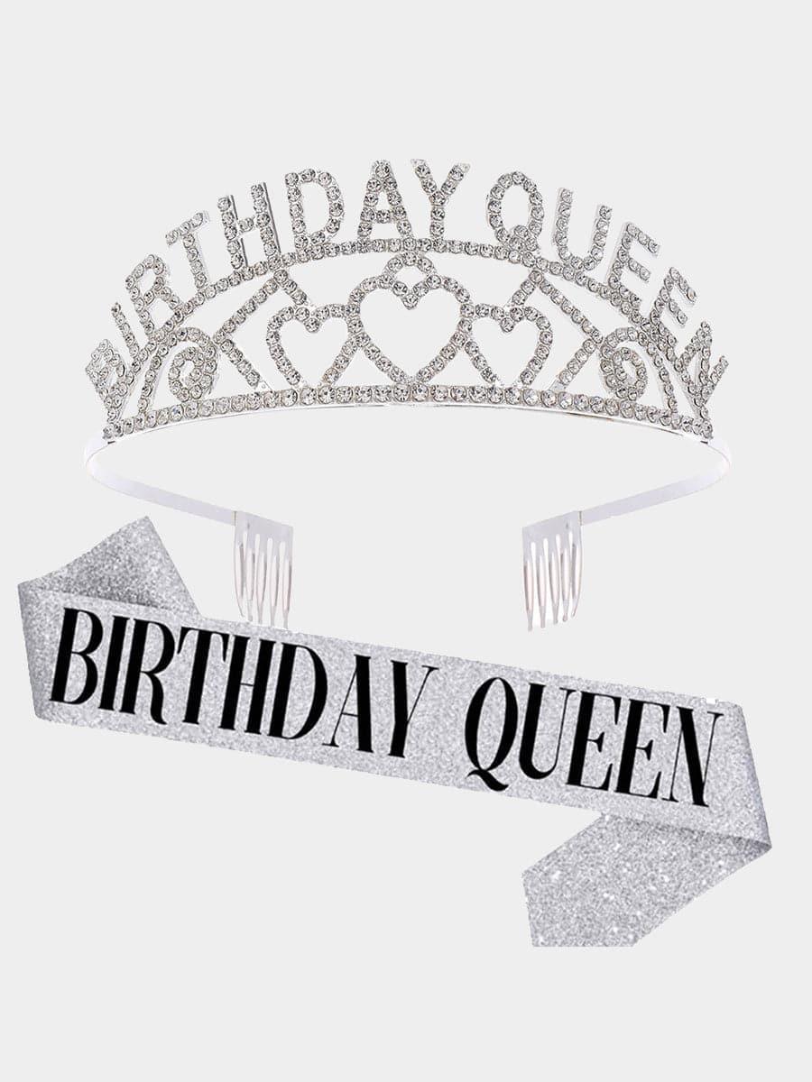 Inlay Stone Birthday Queen Baldric Headpieces MHG0011