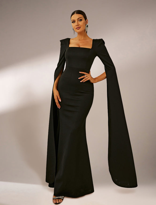 Formal Square Neck Mermaid Dress XJ878