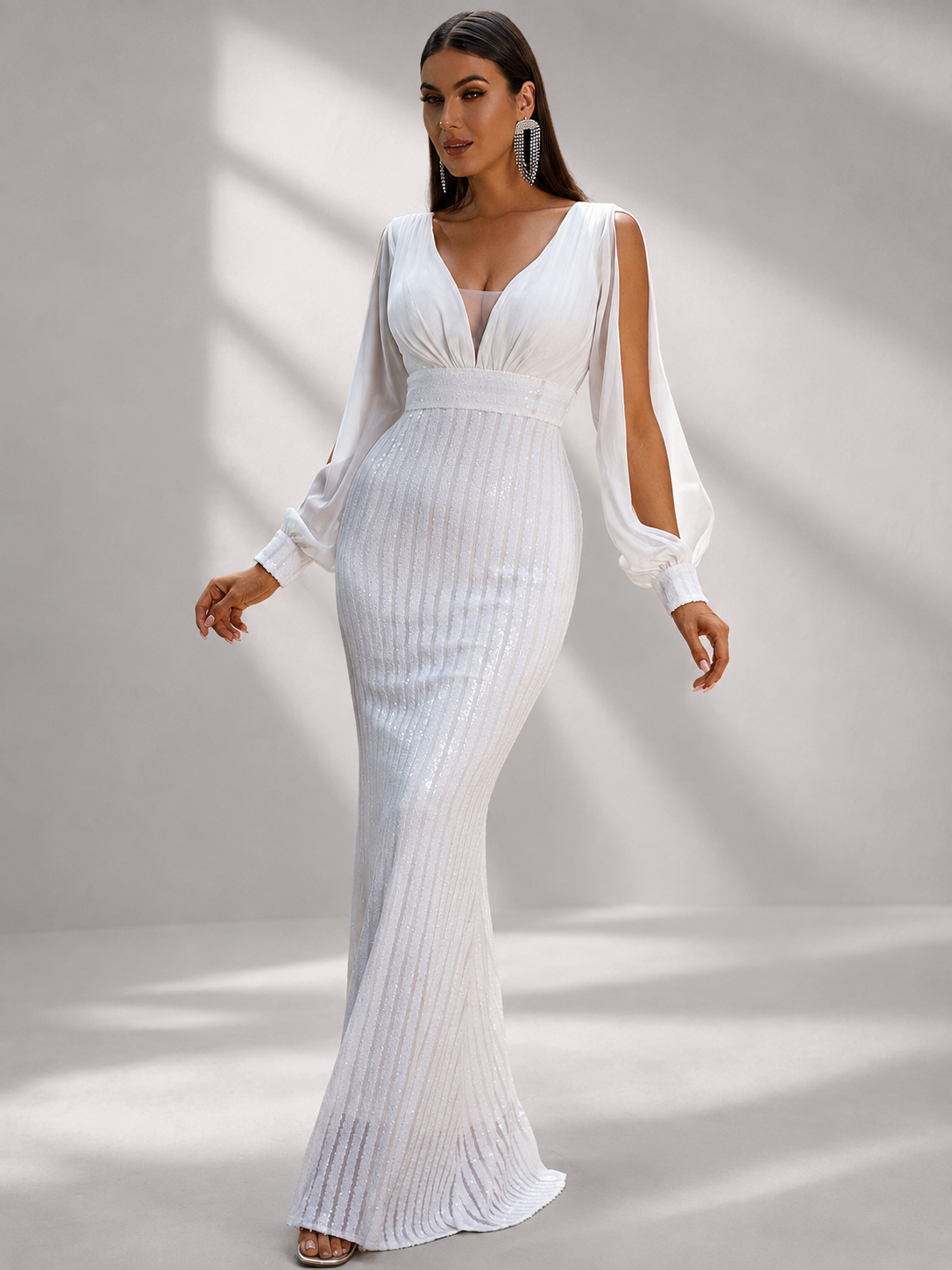 Mermaid Cutout Prom Dress XH2075