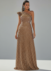 One Shoulder Prom Dress XJ913
